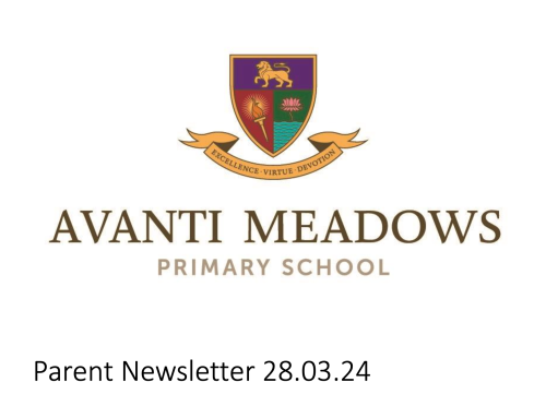 Parent Newsletter 28th March 2024