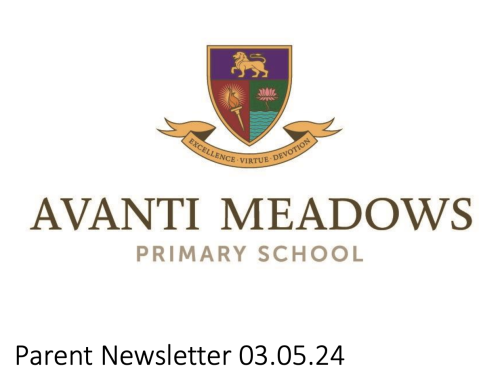 Parent Newsletter 3rd May 2024