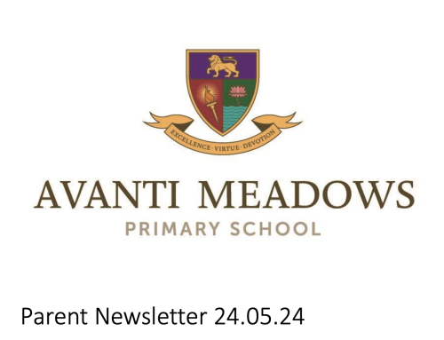Parent Newsletter 24th May 2024